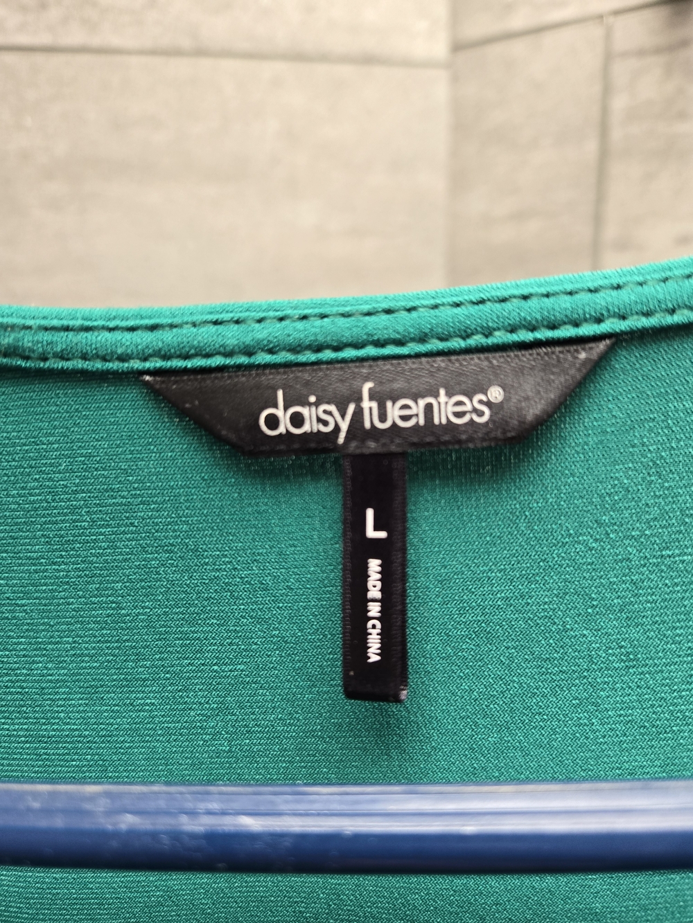 Style & Co. Teal Sleeveless Embellished Tank Top - Picture 2 of 4